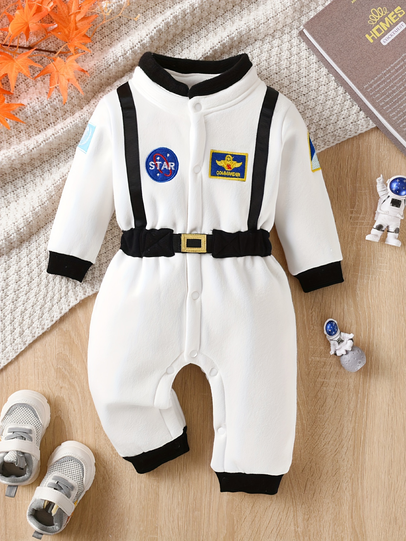 Disfraz de astronauta espacial para bebé, ropa de otoño e invierno para  niño pequeño, pelele para Halloween, traje de Cosplay de Anime