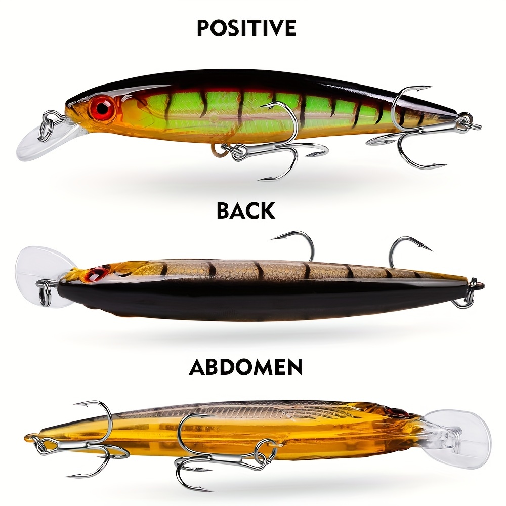 Bionic Minnow Fishing Lure Hard Plastic Bait Freshwater - Temu