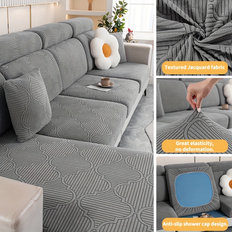 Sofa Slipcover, Elastic Sofa Cover All-season Universal Couch
