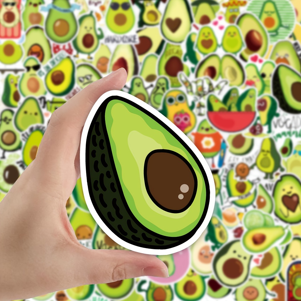 Guacamole the Avocado Cow- Cute Kawaii Vinyl Sticker | Laptop Sticker |  Water bottle Sticker | Waterproof Sticker Decal | Gift