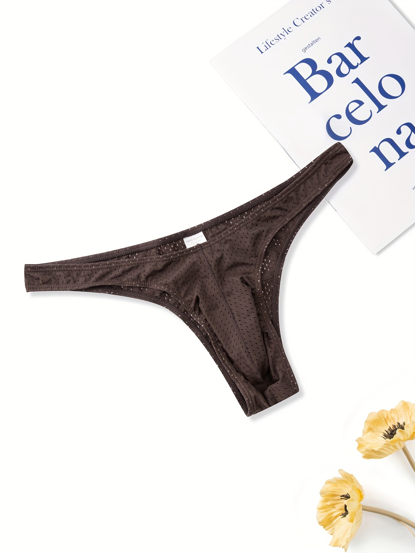 Women Sexy Lingerie G-string Mesh Briefs Underwear Panties T