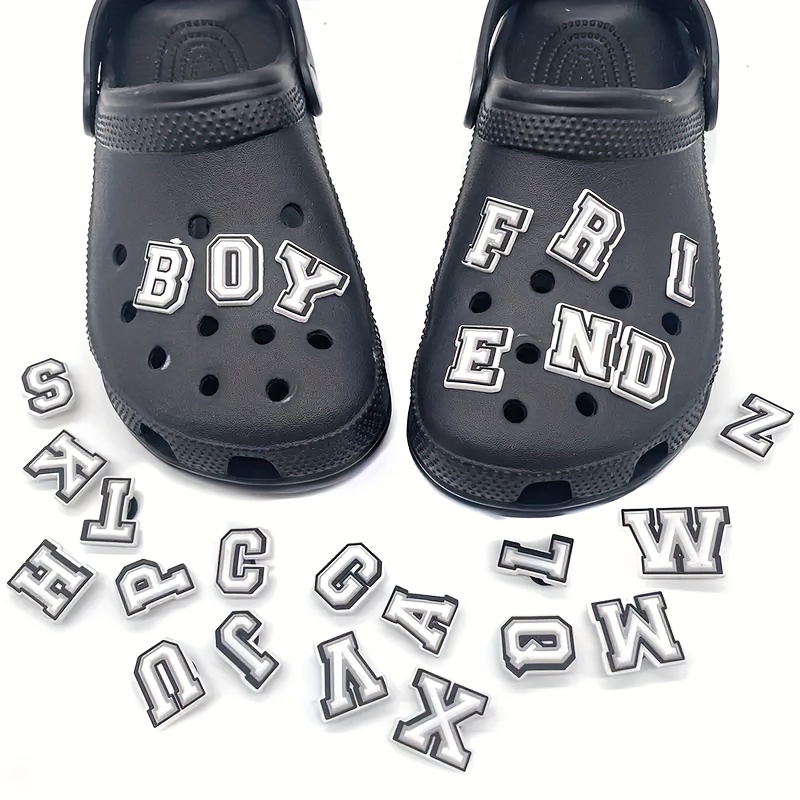 Letter Croc Charms | Alphabet Shoe Charms