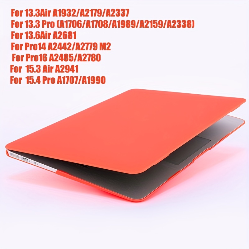 1pc for macbook matte protection case with non slip foot pad dust and scratch resistant a2179 a2337 a2159 a2338 protection case