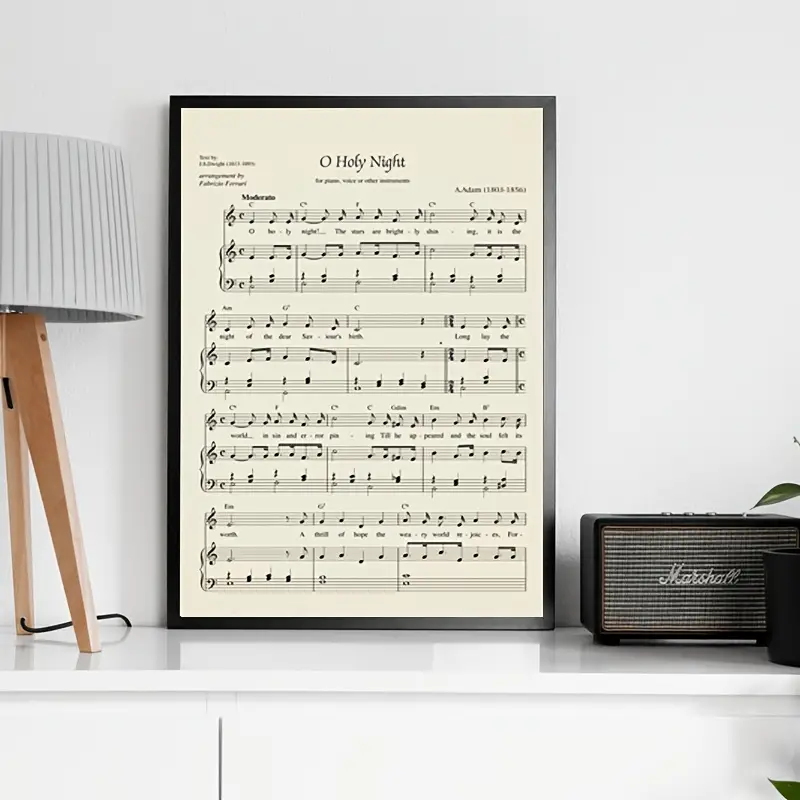 O Holy Night - Free Printable Christmas Sheet Music - Our Handcrafted Life