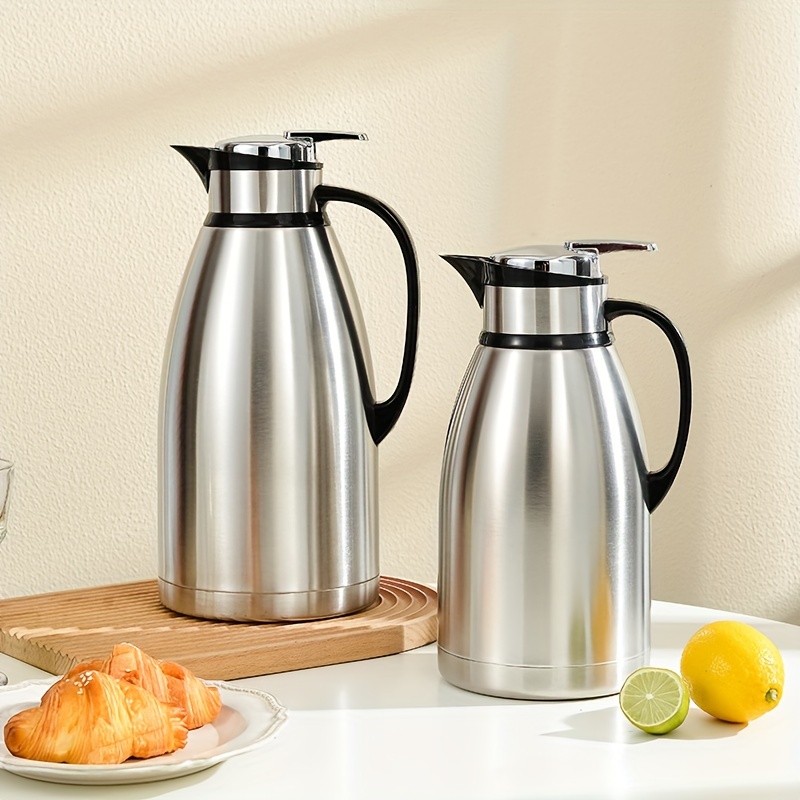 Stainless Steel Airpot Hot & Cold Drink Dispenser - Keep Your Beverages  Fresh And Delicious All Day Long - Temu