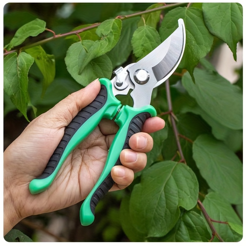Garden Pruning Shears Stainless Steel Blades Handheld - Temu