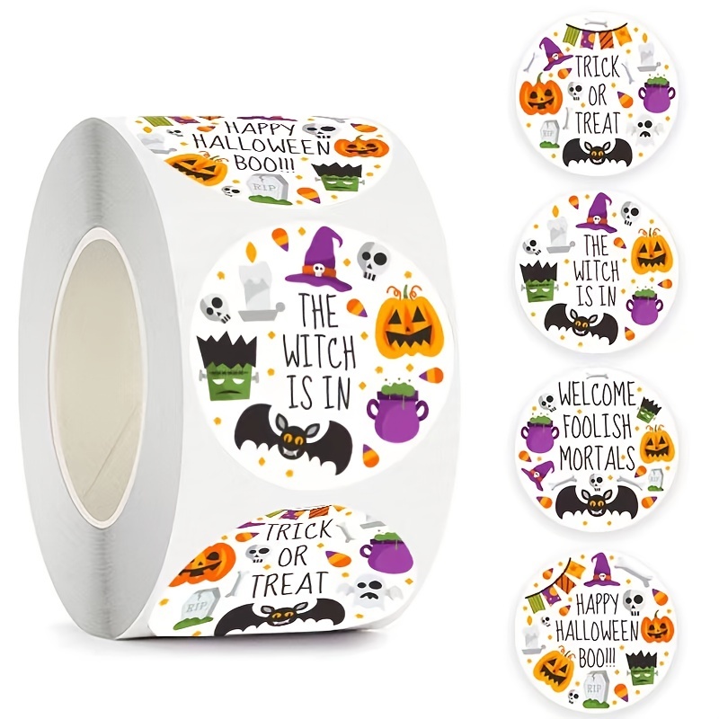 Spooktacular Halloween 3d Bubble Stickers - Perfect For Diy Projects,  School Supplies, And Gifts! - Temu