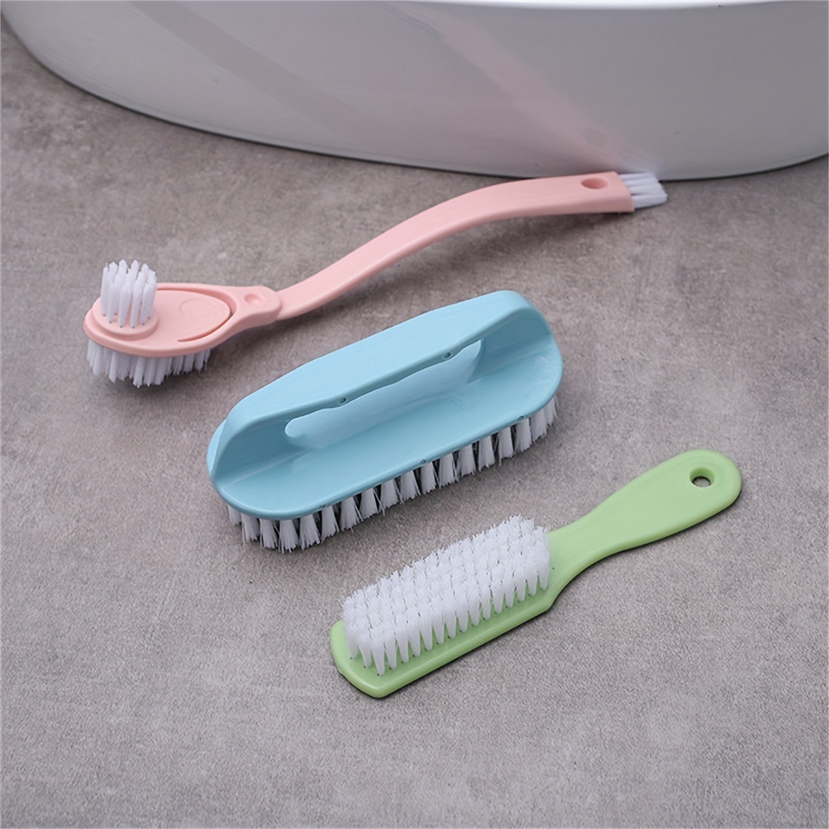 Long-handled Narrow Brush Head Soft Hair Shoe Brush Household Cleaning  Scrub Brush - Temu