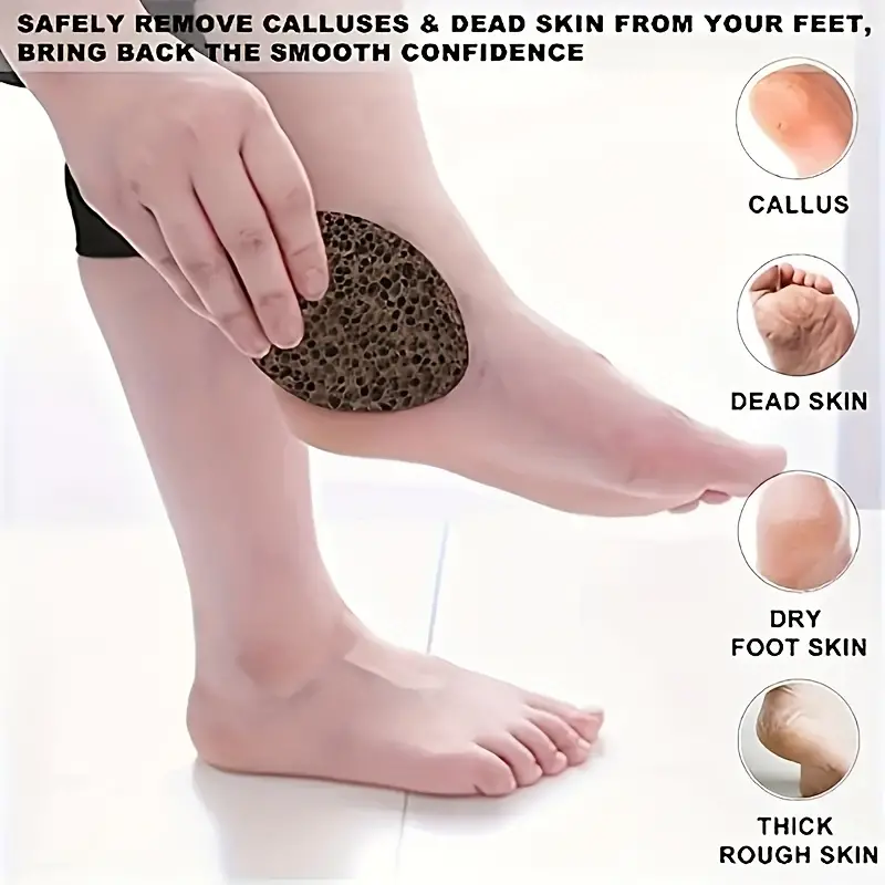 1pc Natural Pumice Stone Feet Hard Skin Remover - Temu