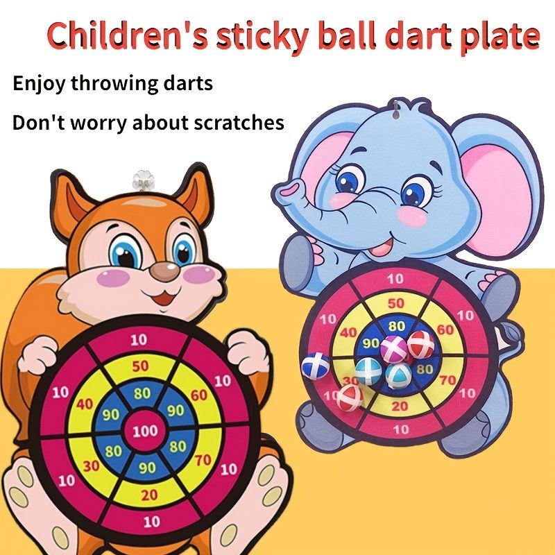 Cartoon Darts Target Set Throwing Sticky Ball Toy Parent Child Interaction Toy For Outdoor - Sports & Outdoors - Temu Cartoon Darts Target Set Throwing Sticky Ball Toy Parent Child Interaction Toy For Outdoor - Sports & Outdoors - Temu