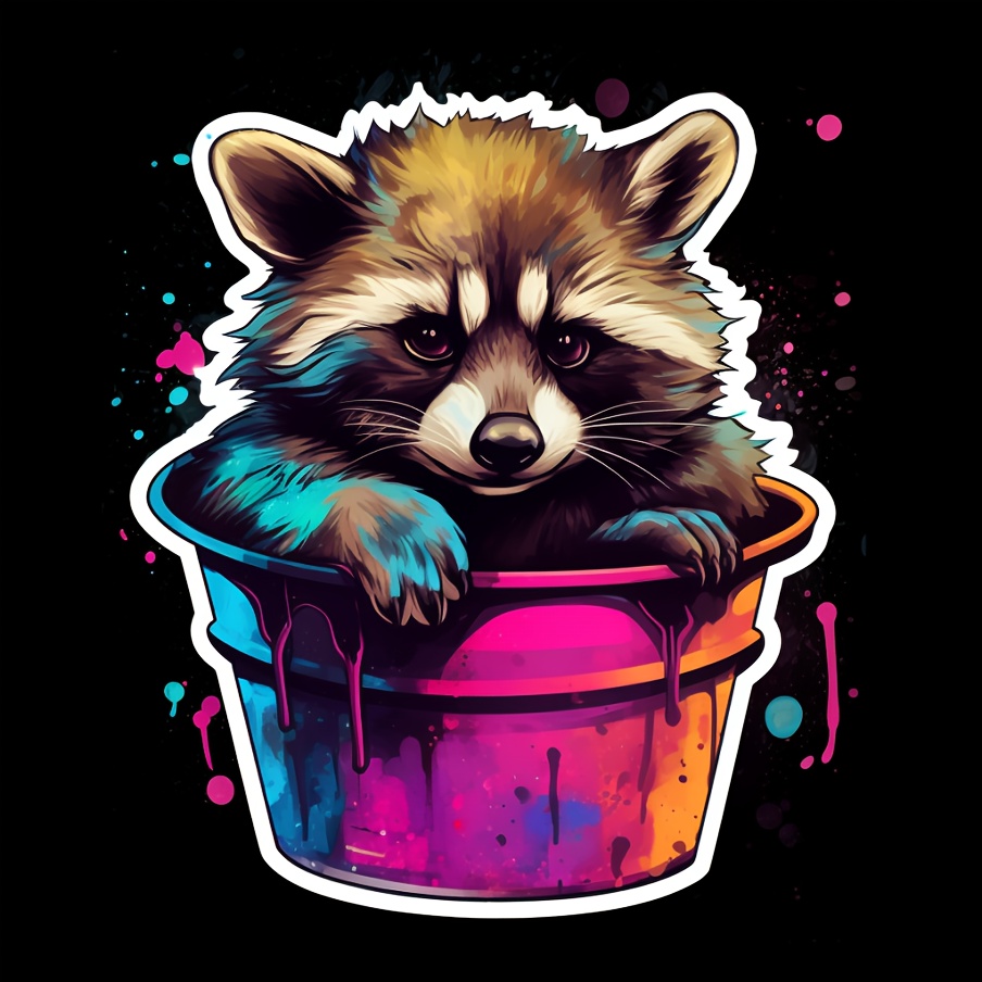 Trash Panda Vinyl Sticker