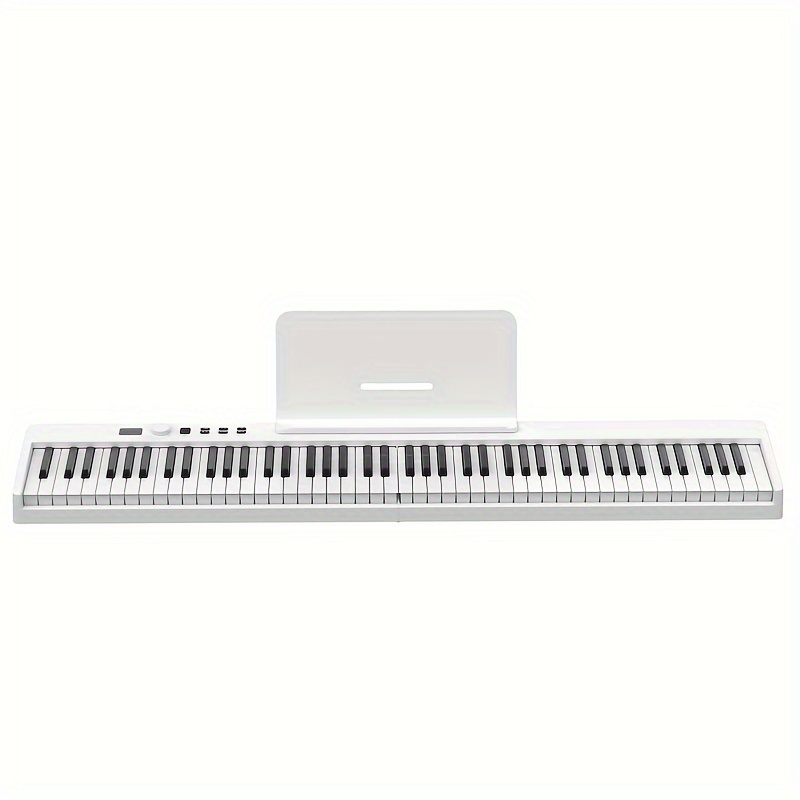 88-key Multifunctional Portable Intelligent Electronic Piano Keyboard,  Suitable For Beginners' Music Teaching Folding Piano, Standard Piano Size,  Led Digital Tube Display, High-quality & Affordable