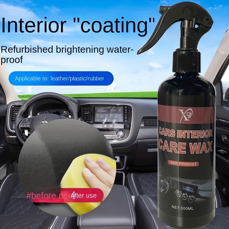 Car Leather Care Wax Car Leather Seat Renovation Brightening - Temu