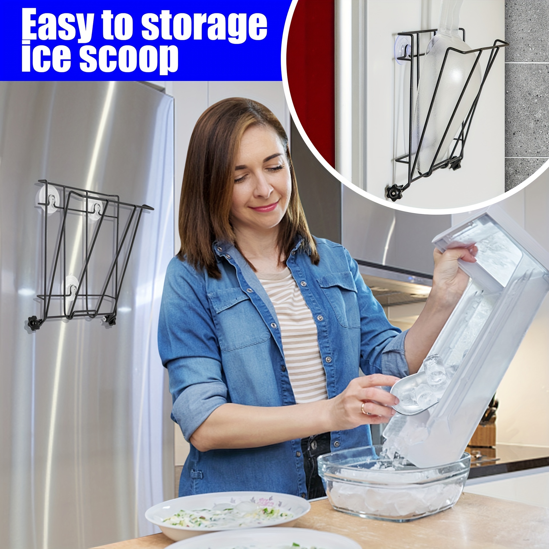 Kitchen Storage Organization Accessories Foldable Ice Scoop - Temu