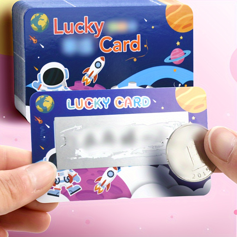 50pcs Scratch Off Stickers Party Favors Stationery Stickers