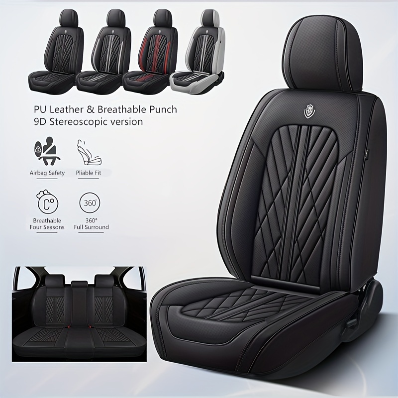 Car Seat Cushion All-season Universal Napa Leather Driver's Front Seat  Protector Cover One-piece Summer Breathable Backseat Mat - AliExpress