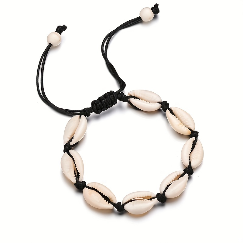Bohemian Shell Conch Braided Adjustable Bracelet