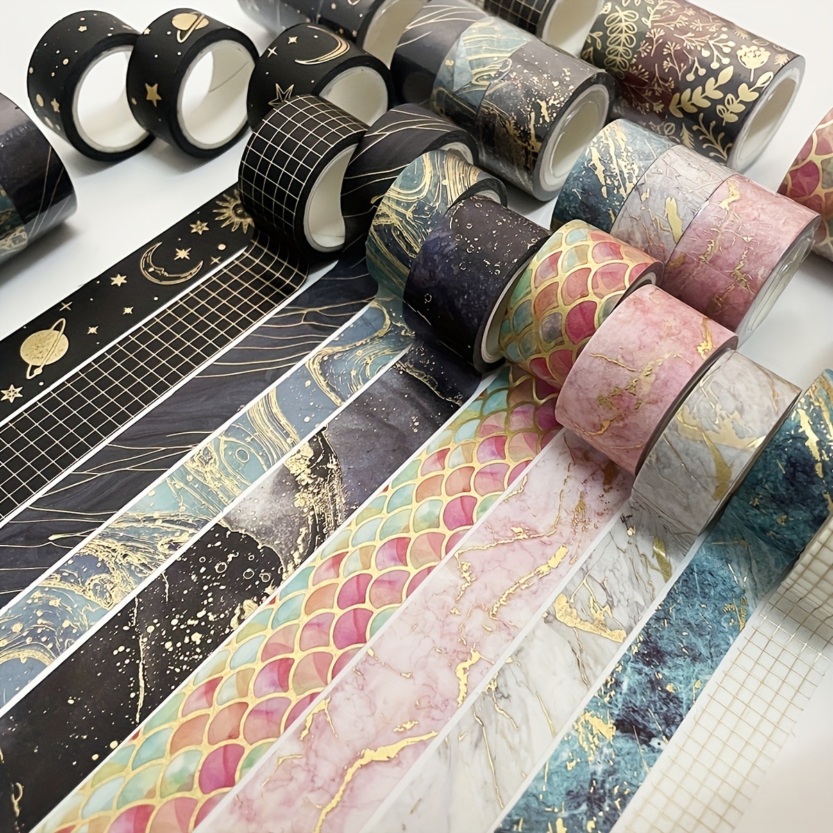 Premium Vintage Washi Tape Set: With Plaid Patterns Perfect - Temu