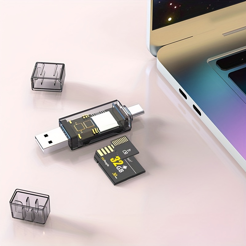 5 in 1 Memory Card Reader Usb Otg Adapter Sd Card Reader For - Temu
