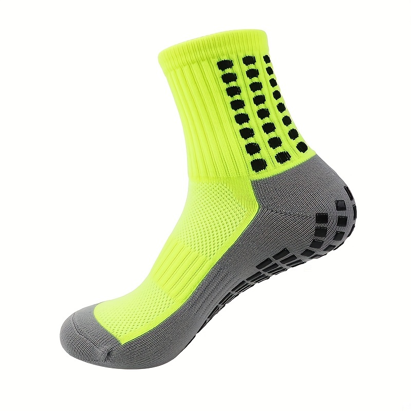 3 Pairs Anti Slip Soccer Socks,Men's Soccer Socks, Non Slip Grip Socks for  Football Basketball Marathon Tennis Skating