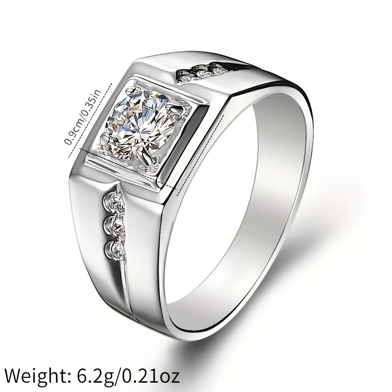 Stainless Steel Promise Wedding rings heart Imprint w/zircon Love