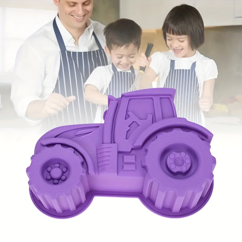 

1pc, Tractor Shaped Cake Pan, 6.5''x10.6''x2.76'', Baking Cake Mold, Baking Pan, Oven Accessories, Baking Tools, Kitchen Gadgets, Kitchen Accessories