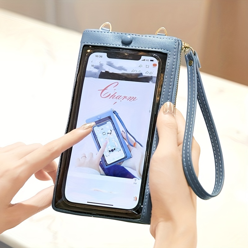 Touch Screen Mobile Phone Bag Womens Mini Coin Purse All Match