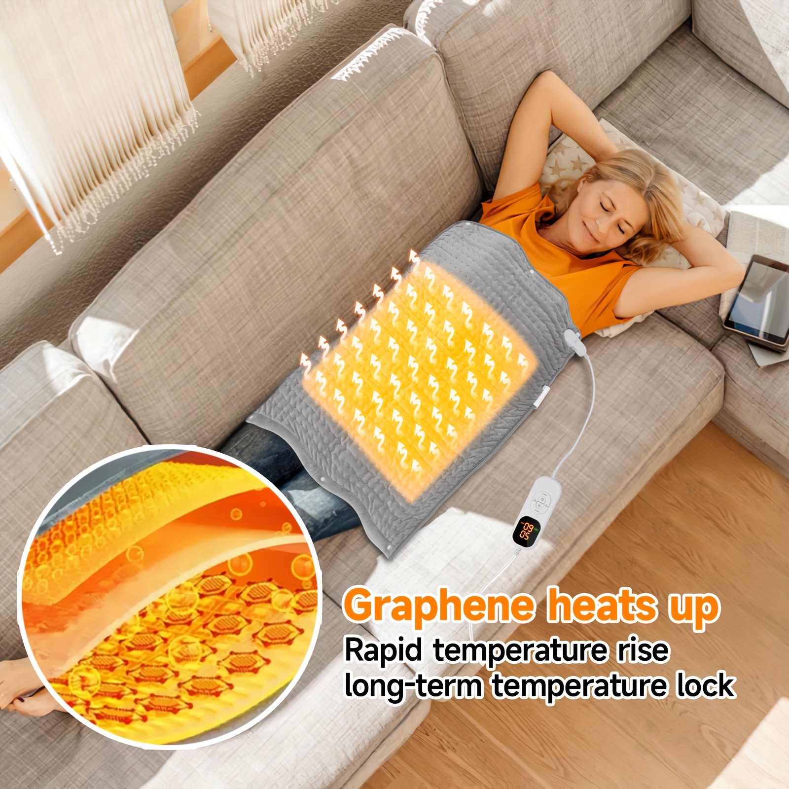 Best Deal for Electric Heating Floor Mat, Heated Blanket, Foot Warmer