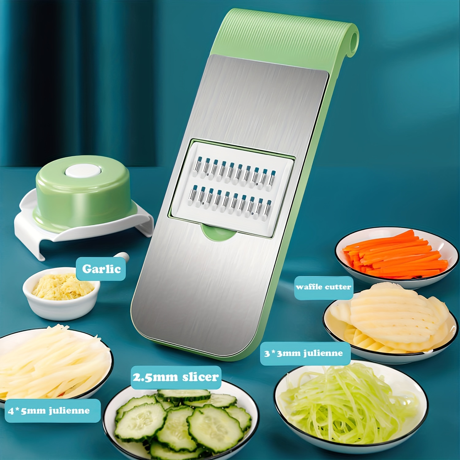 Alligator Stainless Steel Chopper - Onion Dicer, Vegetable and Fruit Cutter