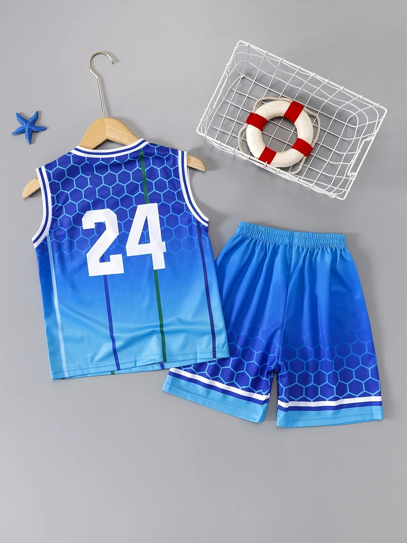 royal blue sublimation basketball