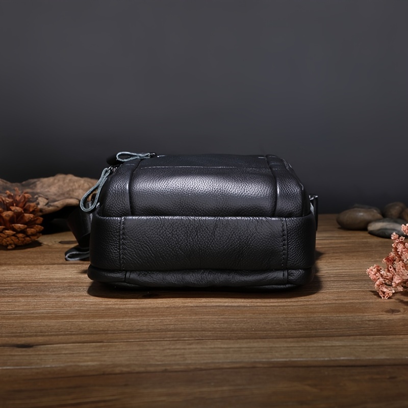 Genuine Leather Messenger Bag Crossbody Bag Leather Shoulder 