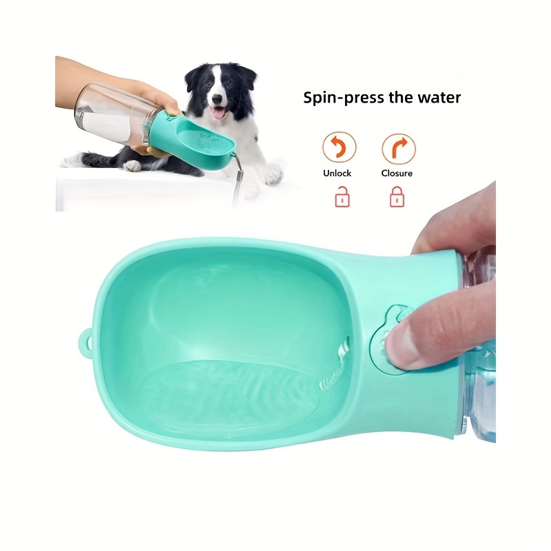 Acquista Bottiglia d'acqua portatile per cani 2 in 1 con cibo per