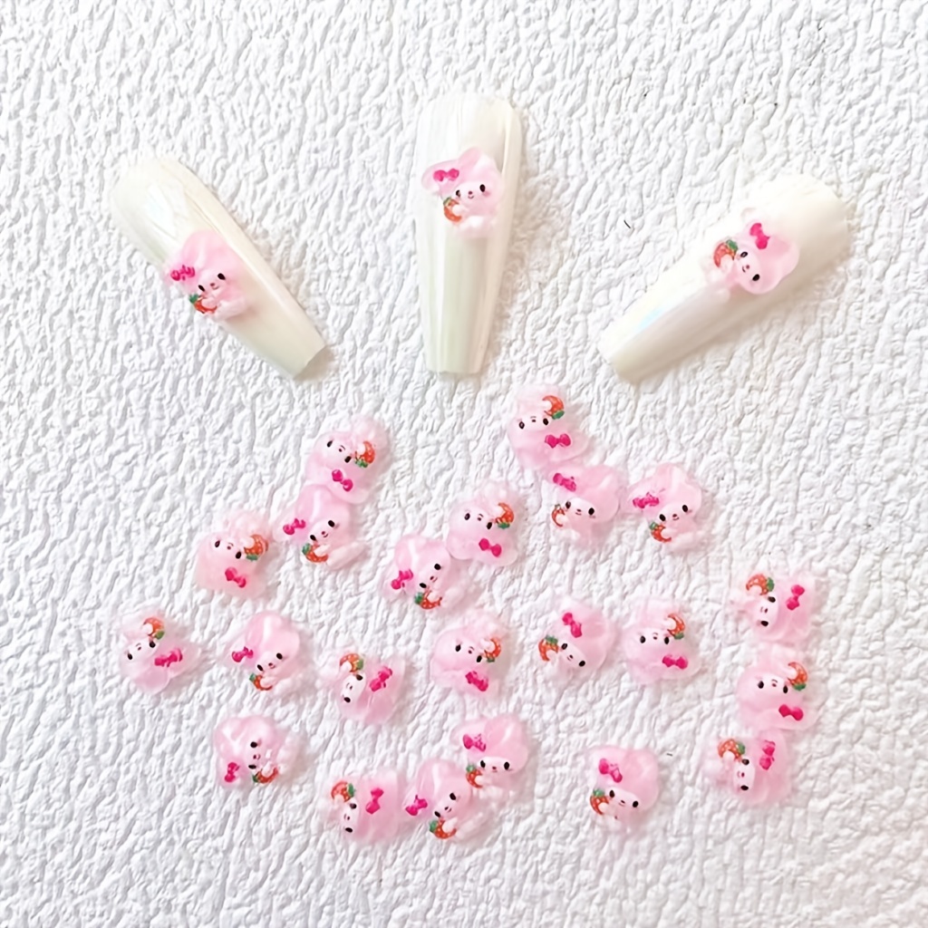 Pink Hello Kitty Nail Charms-20pcs