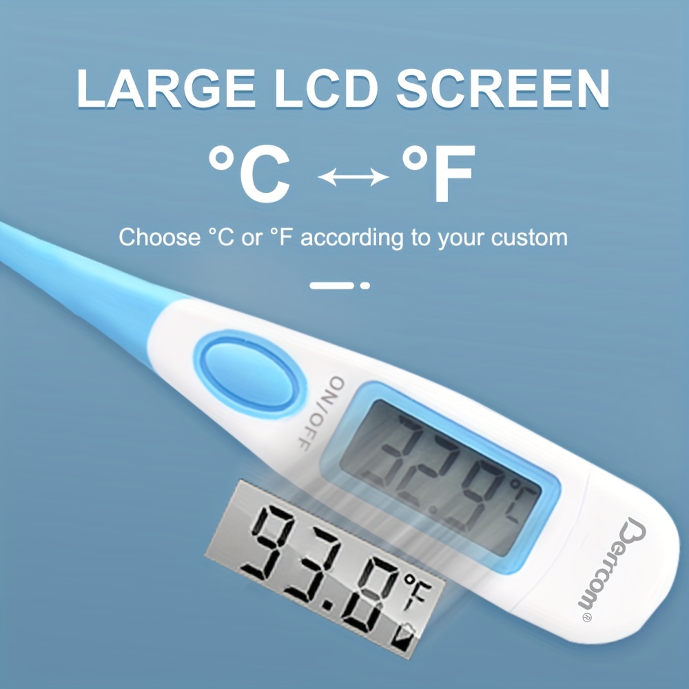 Berrcom Thermometer for Adults and Kids, Digital Oral Thermometer