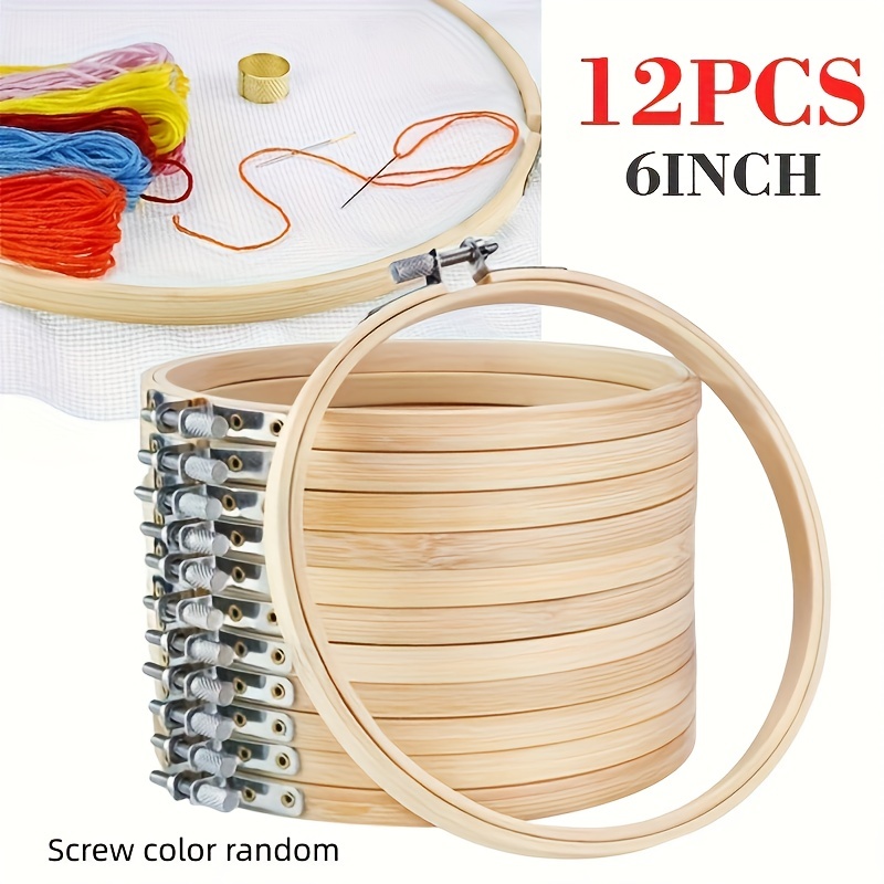 Buy Small Embroidery Hoops 4 6 8 inch Hand Embroidery Starter Kit for  Beginners Cross Stitch Hoop Supplies Accessories Online at desertcartKUWAIT