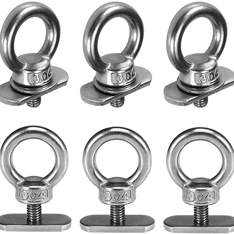 Kayak Eyelets 304 Stainless Steel Pad Eye Straps Kayak Deck - Temu