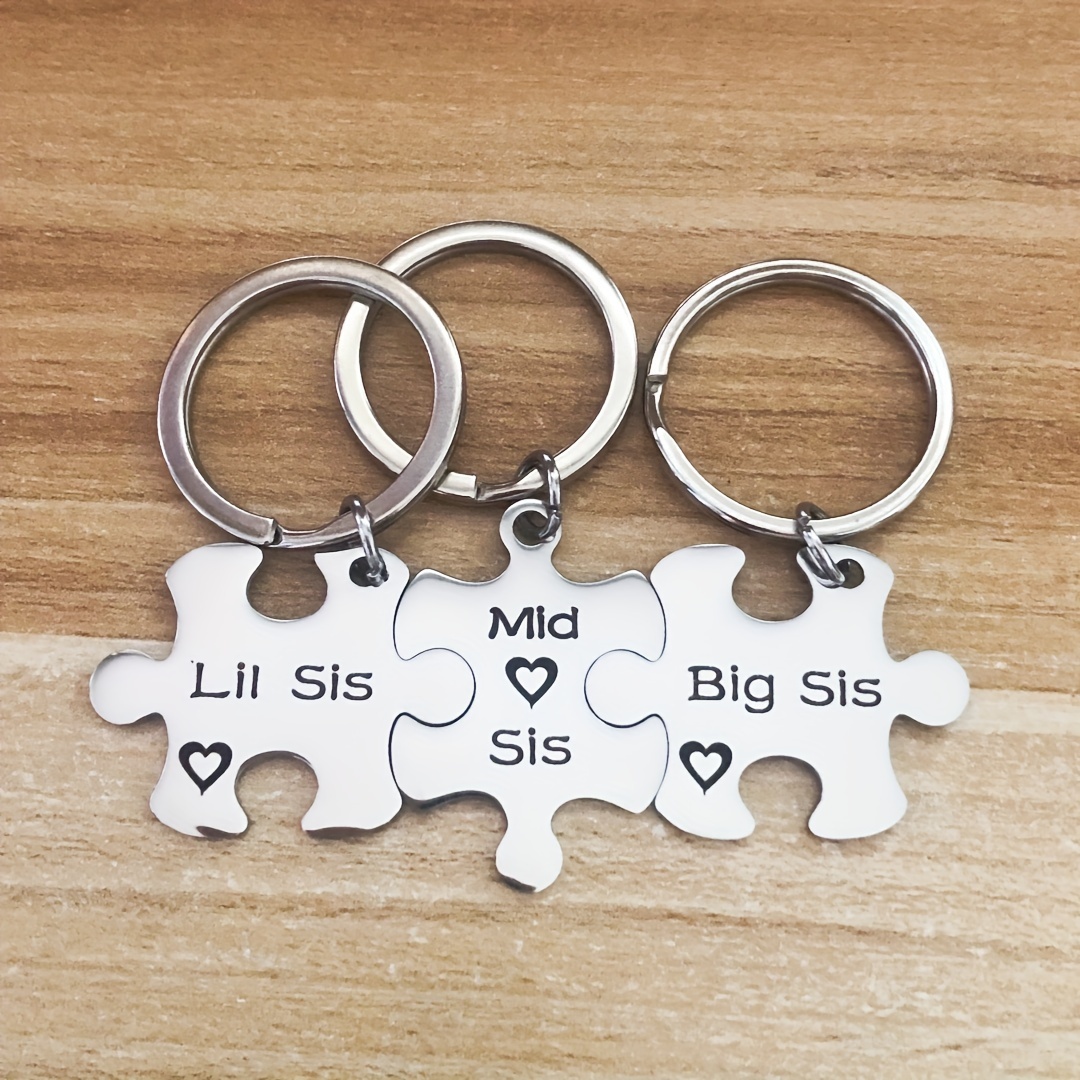 Big sis lil deals sis keychains