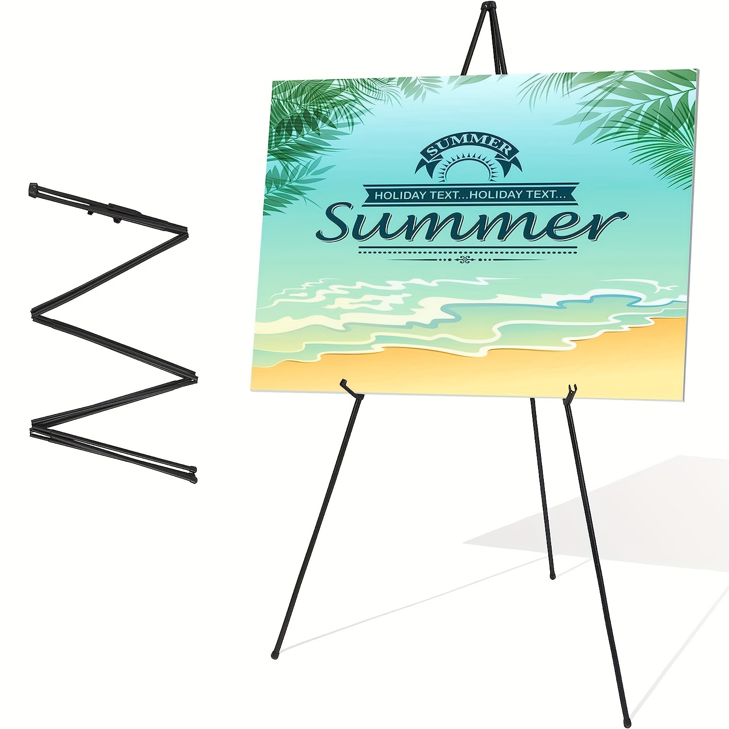 White Easel Stand For Display Wedding Sign Poster Tall - Temu