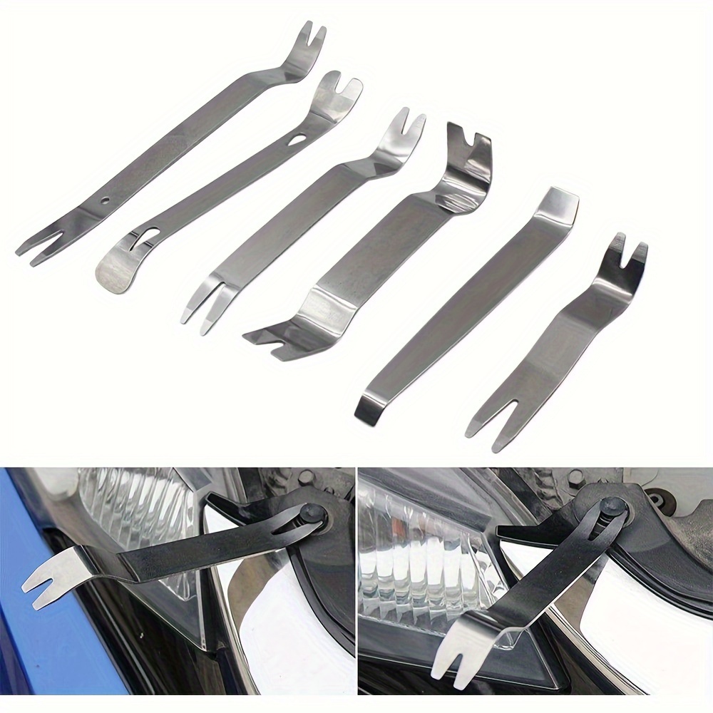 Kit de herramientas de desmontaje Interior de coche, cuchillas de mano de  garaje, extractor de embellecedor