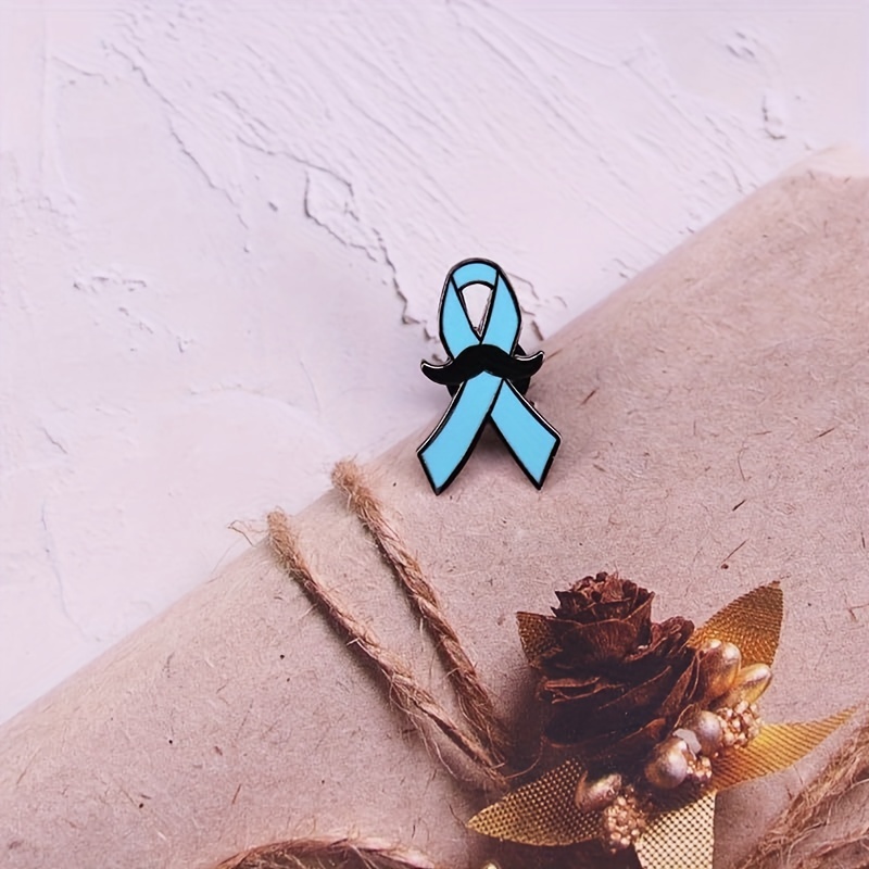 Doctor Medical Light Blue Ribbon Pin for Prostate Cancer Awareness -  Wrapped In Love