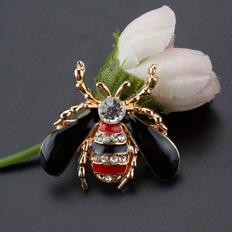 Cute Bee Brooch Insect Corsage Backpack Lapel Pin Men - Temu