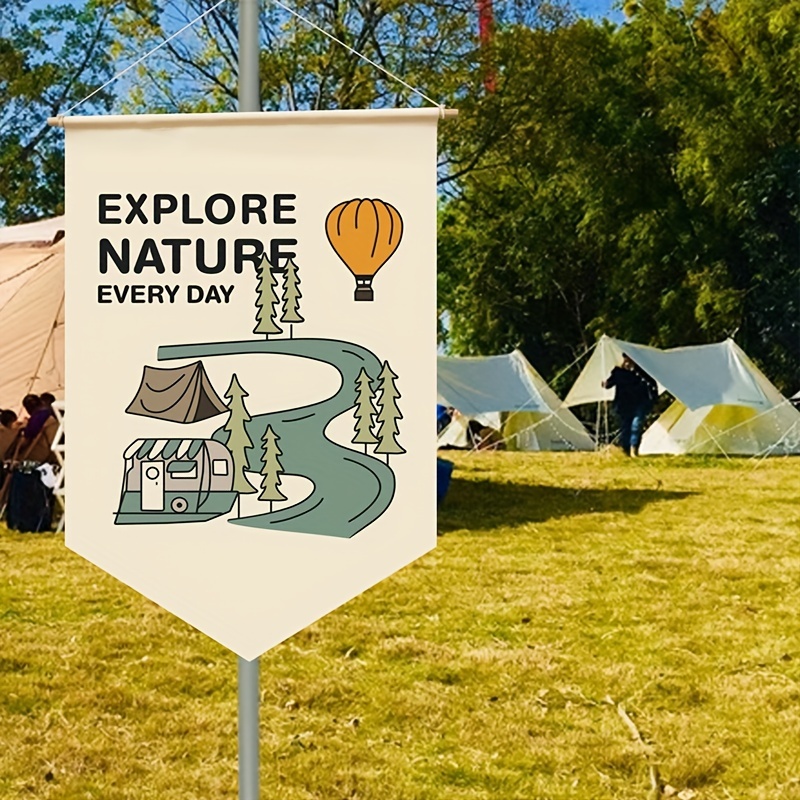 Personalized Camping Garden Flag For Outdoor Yard House Banner