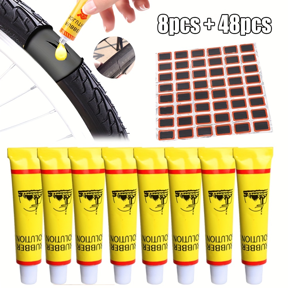 Bicycle Tire Repair Patch Glue free Adhesive Quick - Temu