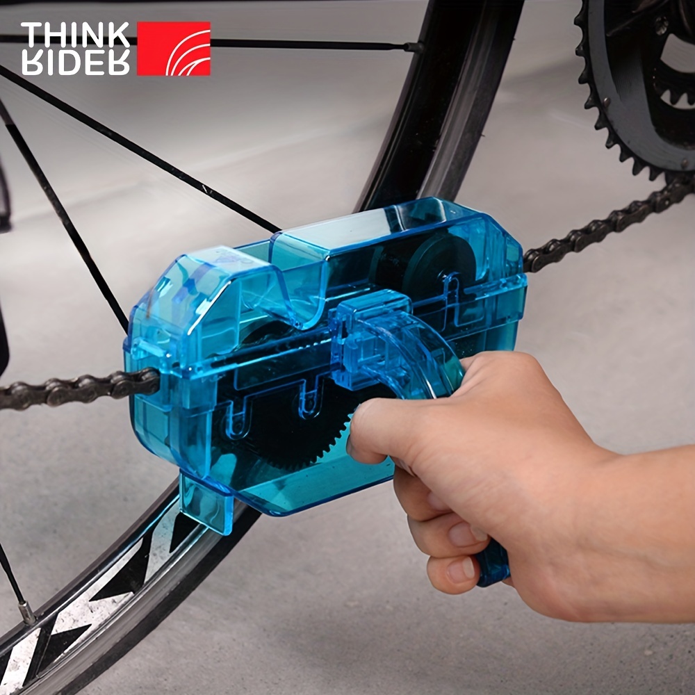 Cepillo de plástico para cadena de bicicleta equipo de limpieza de