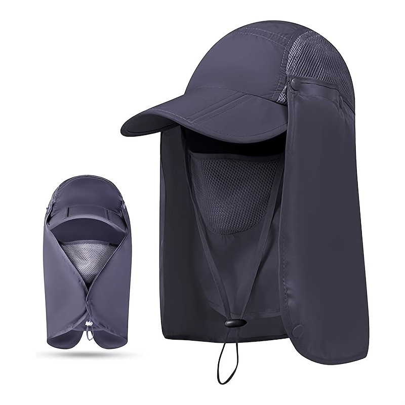 Visbeaut Sun Hat With Neck Cover And Face Mask Perfect For - Temu