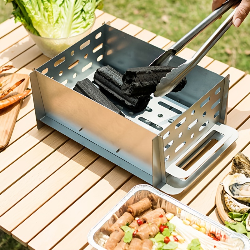 Outdoor Carbon Oven Outdoor Camping Barbecue Grill, Stove For Boiling Tea,  Foldable Indoor Grill, Outdoor Charcoal Grill For Roasting Meat Outdoor  Camping Picnic Hiking, Cookware Barbecue Tool Accessories - Temu