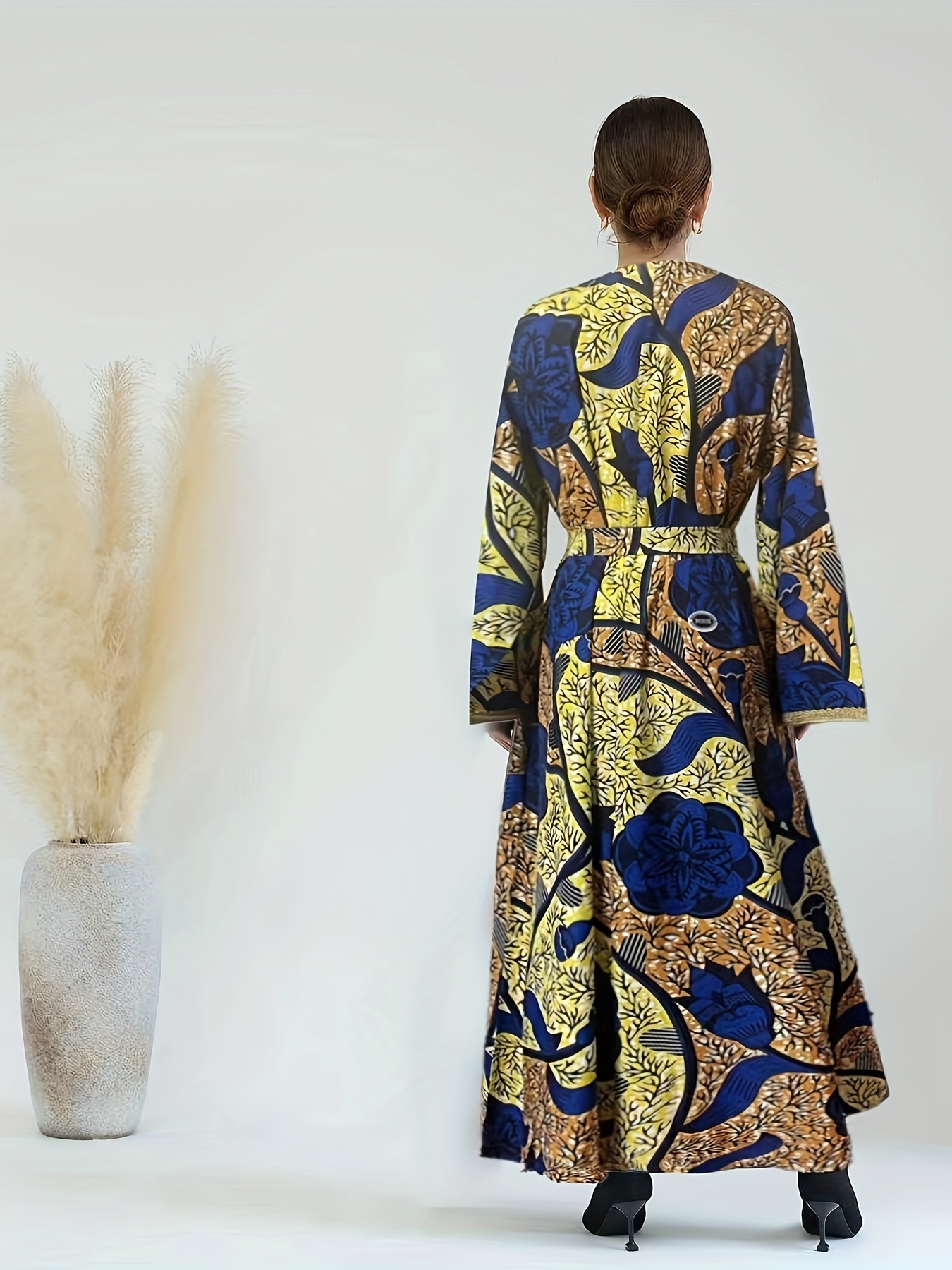 elegantna poliesterska kaftan haljina za žene suknja s