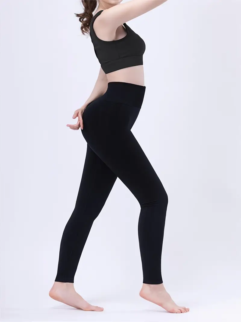 Women's Gym Yoga Pants: High Waist Stretchy Breathable With - Temu