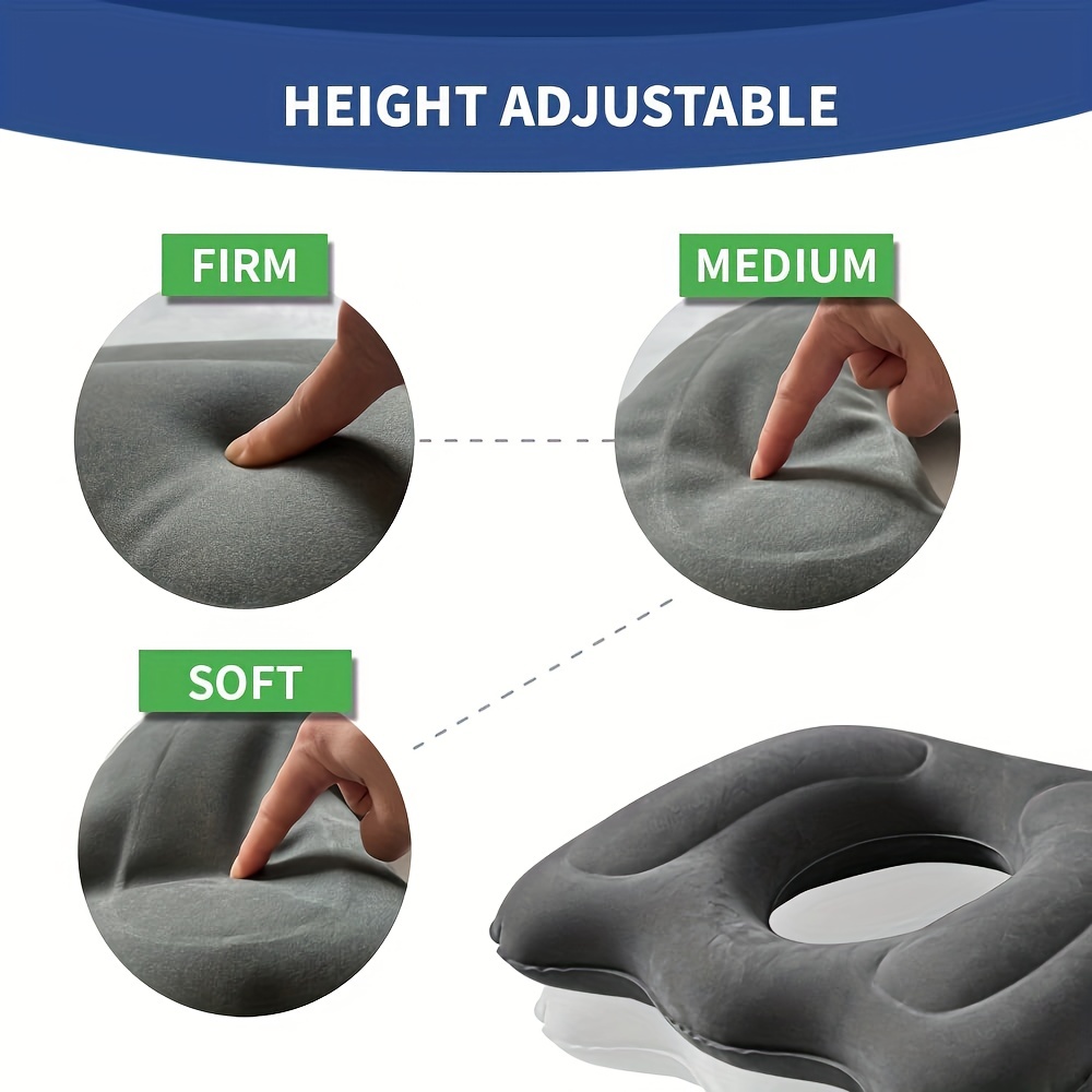 Hemorrhoids Seat Cushion Inflatable, Inflatable Seat Cushion