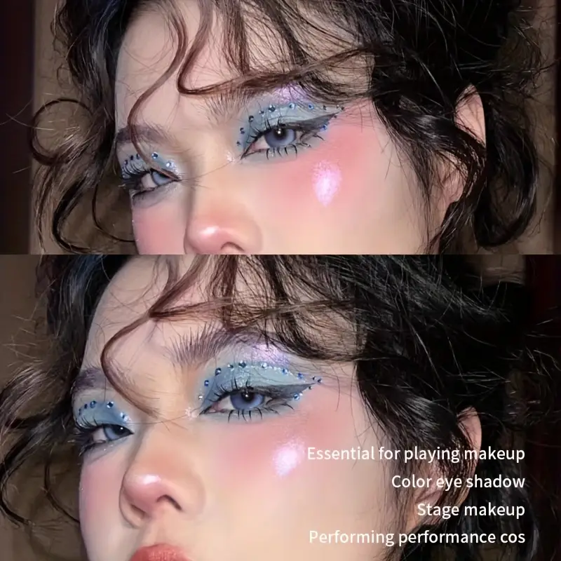 You Must Enter The Nightclub To Play Makeup! 9 color Blue - Temu